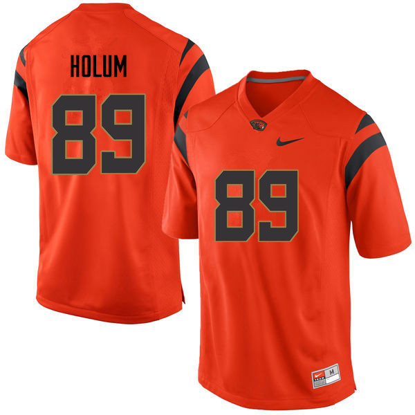 Men Oregon State Beavers #89 Jack Holum College Football Jerseys Sale-Orange
